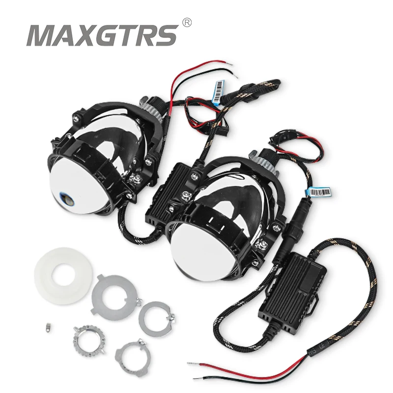 

2x 70W 3.0 inch Bi-LED Lens Headlight Lens H4 H7 H1 9005 9006 Projector LED High Low Beam Auto Car Lights Accessories Retrofit