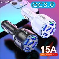 5 ports usb car charger quick charge 3 0 for samsung s10 car charger fast charging for iphone 11 qc 3 0 mobile phone chargers