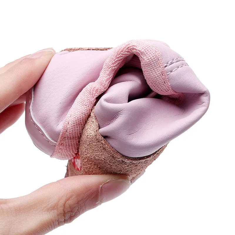 Профессиональная танцевальная обувь для детей удобные кожаные балетки с мягкой