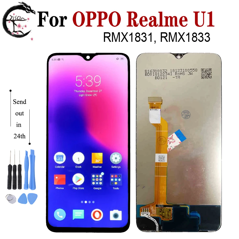 6 3-дюймовый дисплей для OPPO Realme U1 ЖК-дисплей RMX1831 RMX1833 ЖК-экран сенсорный дигитайзер