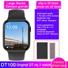 Умные часы DT NO.1 DT100 + для мужчин и женщин, оригинальные спортивные Смарт-часы с поддержкой Bluetooth, 1,75 дюйма, 3D Полноэкранный сенсорный экран, водозащита IP68