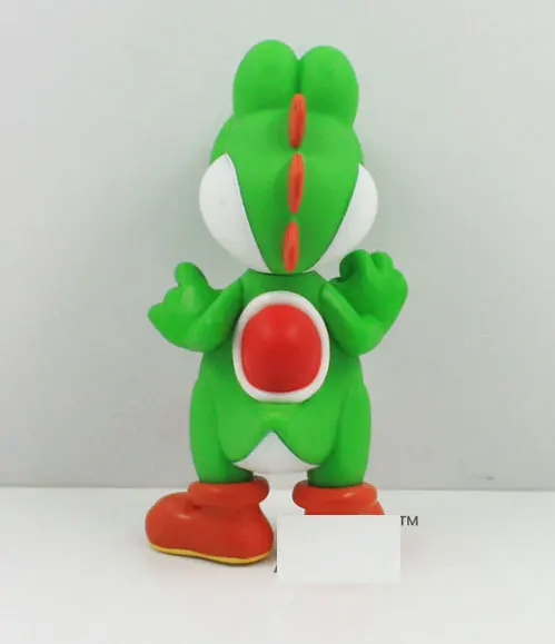 2 шт динозавр Yoshi и яблоко плюшевые куклы с ПВХ Фигурки игрушки около " 7"