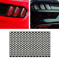 hot product car rear tail light honeycomb stickers pvc car exterior accessories taillight lamp cover for all car models black