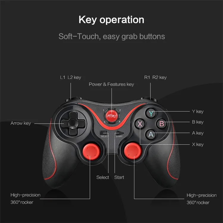 Данных лягушка Bluetooth беспроводной геймпад игровой контроллер для PS3 ТВ ПК ноутбук джойстик для Iphone Android смартфон контроллер