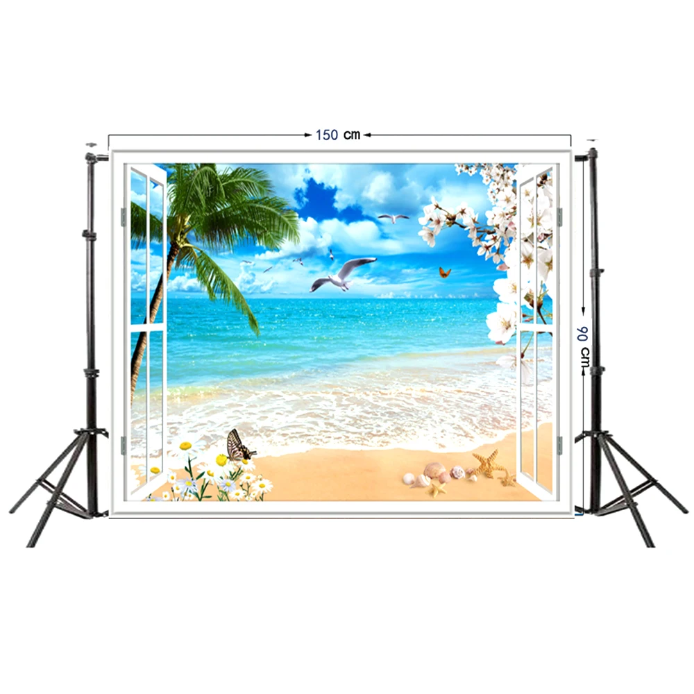 Фон для фотосъемки с изображением пляжа и морских пейзажей|Фон фотосъёмки| |