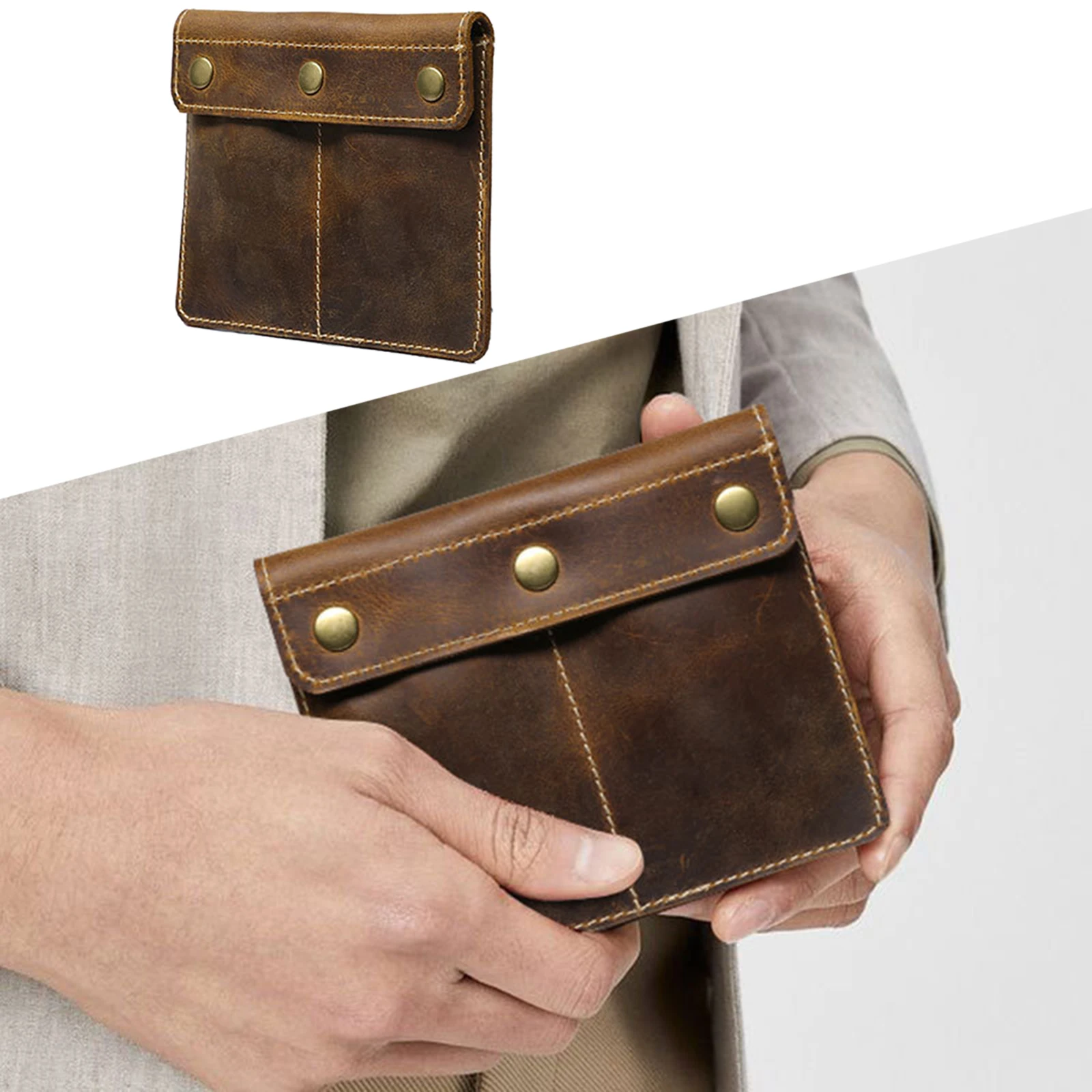 Дорожный Кожаный чехол для часов сумка хранения браслета сшитые вручную