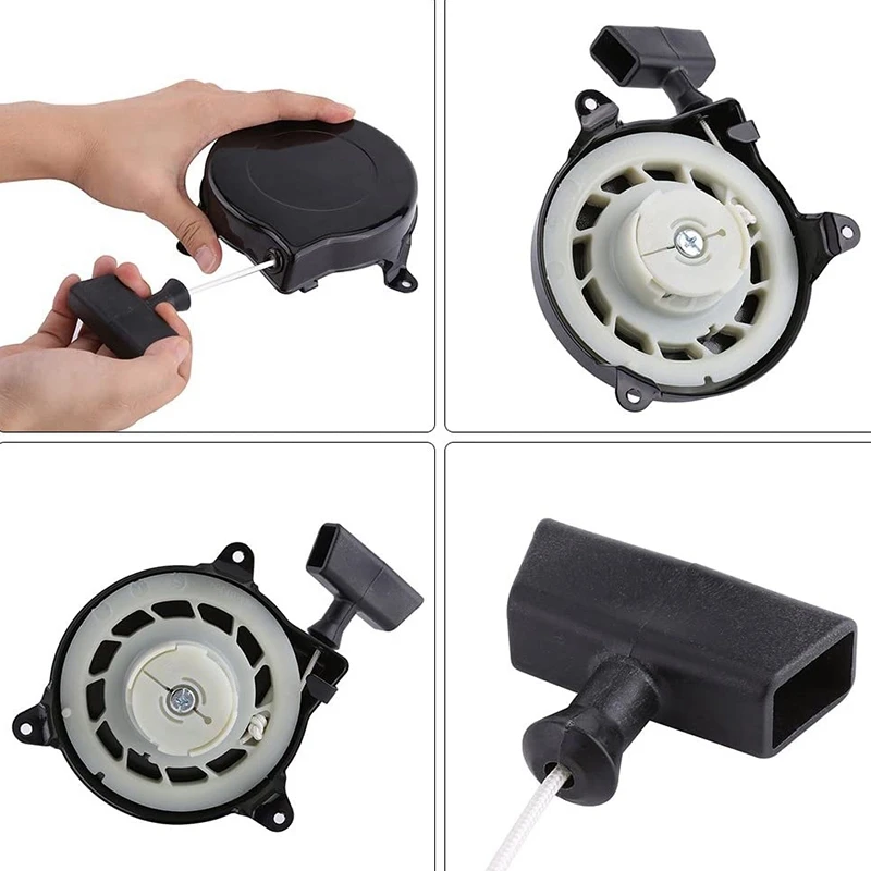 

Recoil Starter Pull Starter Assembly Universal for Briggs & Stratton 499706 690101 Fits 091212 091232 09141 Pull Start