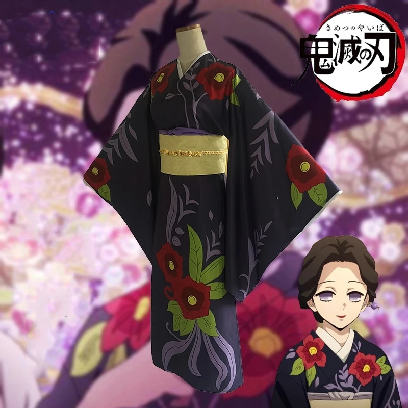 Аниме Comic Demon Slayer Kimetsu no Yaiba карнавальный костюм японское кимоно Униформа платья