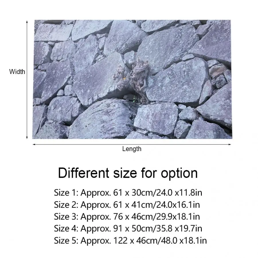 ПВХ аквариумный фон Плакат двусторонний настенный ласками декоративная