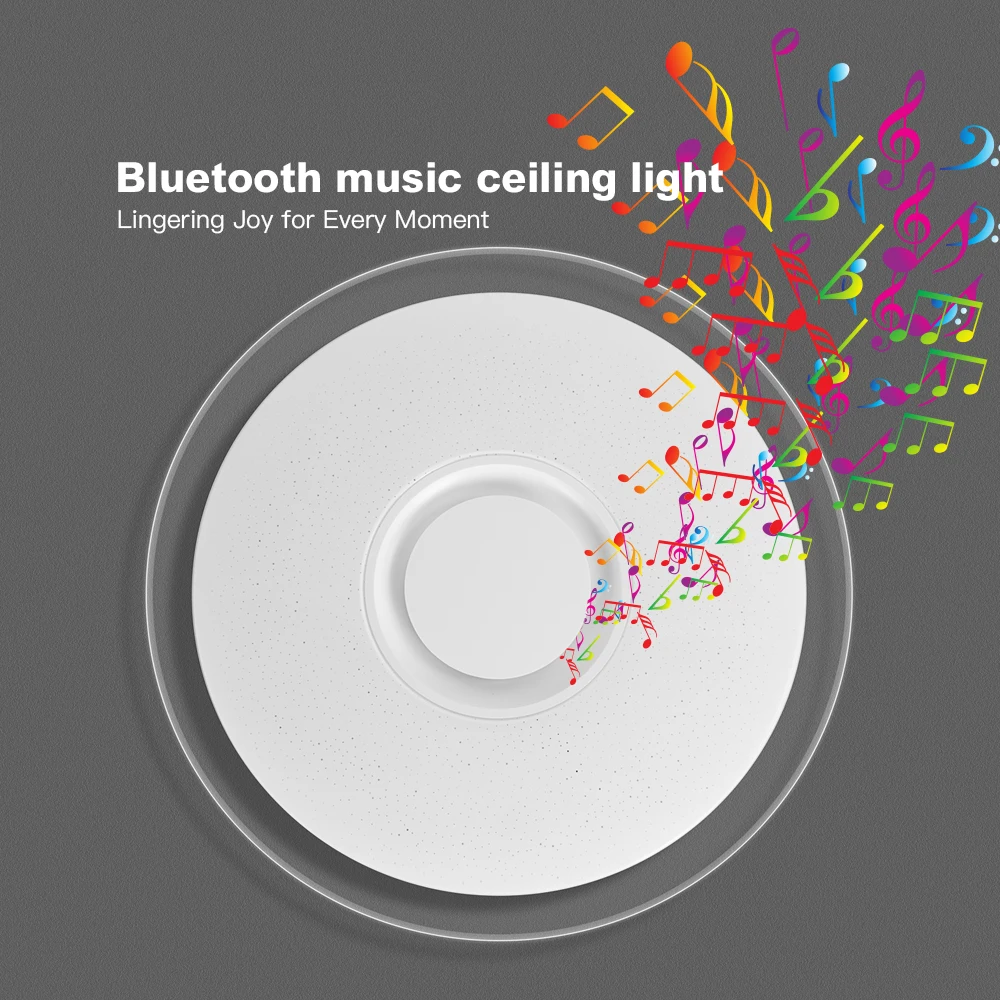 $50.40 OFFDARKS Modern LED ceiling Lights home lighting 36W 48W 52W 72W APP Bluetooth Music light bedroom lamps Smart ceiling lamp