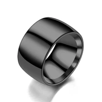 european and american fashion personality 12mm wide inner and outer ball aperture ring personality mens domineering pull finger