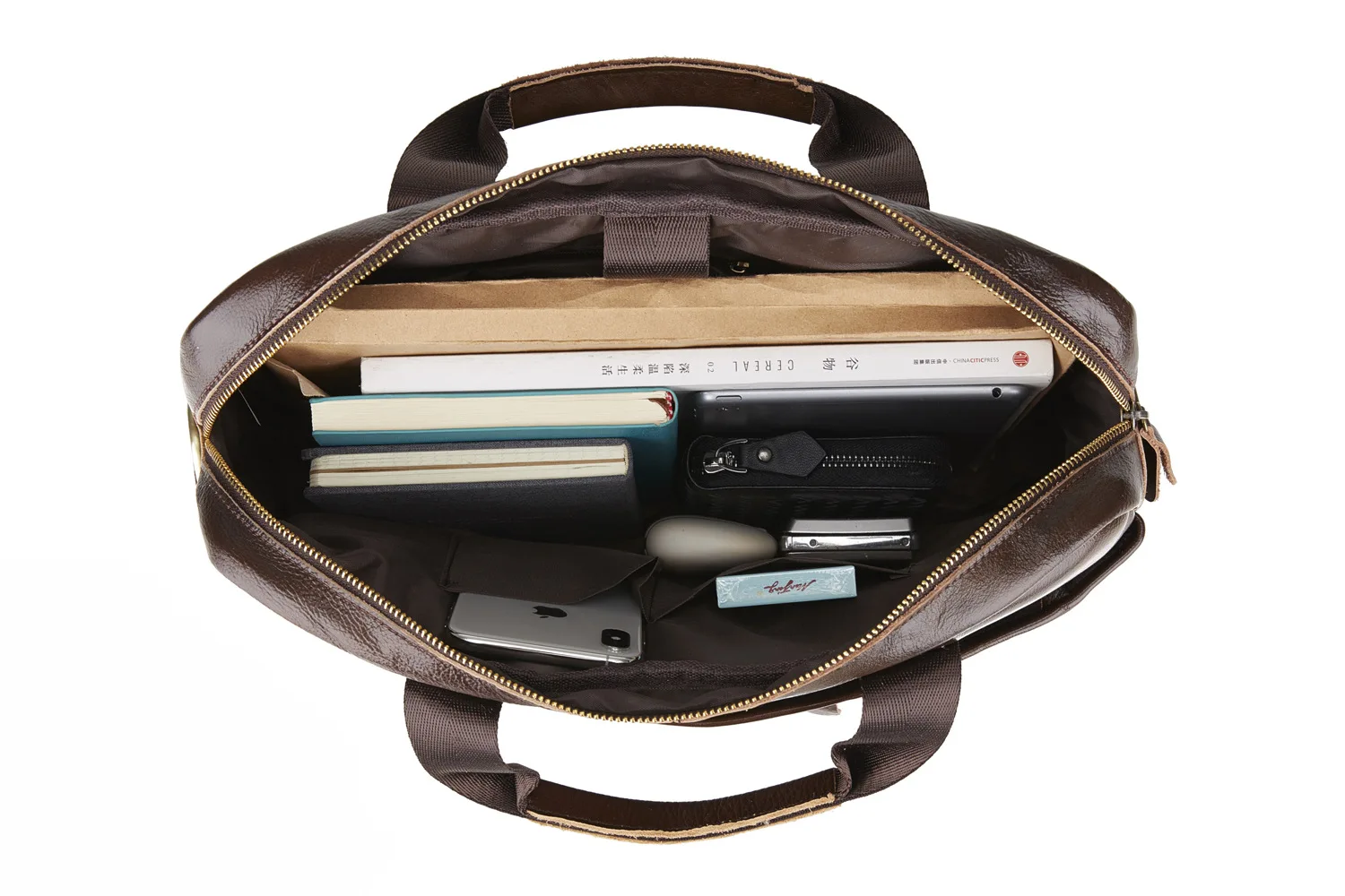 Коровья натуральная кожа сумка для мужчин на плечо Офисные сумки бизнес мужской