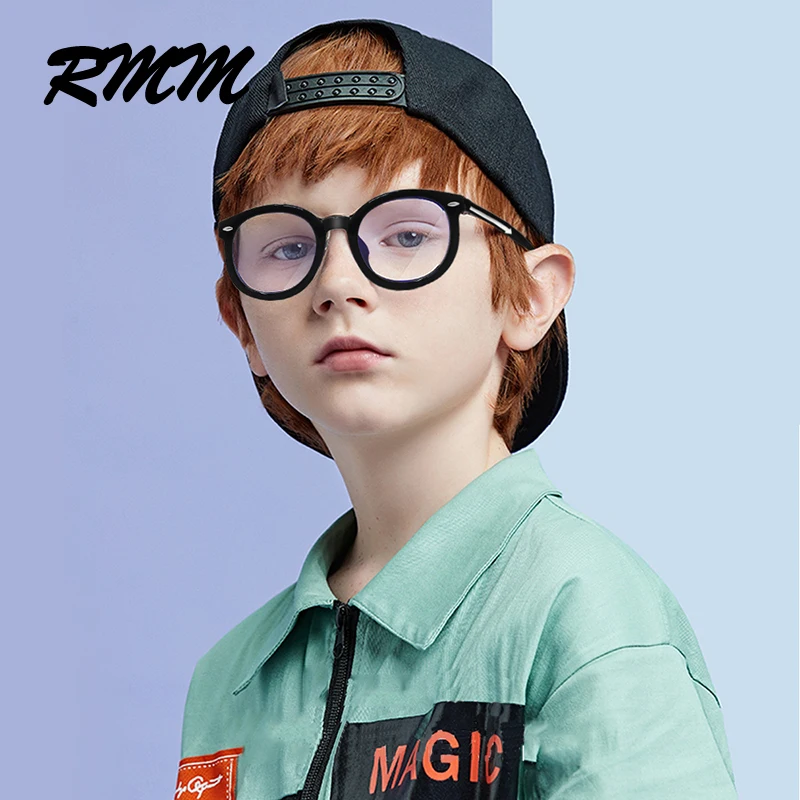 Круглые очки с защитой от синего света Детский Светильник оптическая оправа 2020