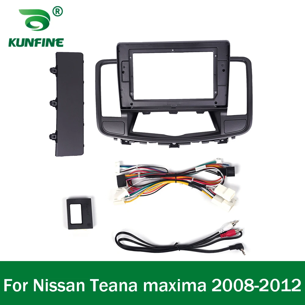 Radio Estéreo con GPS para coche, unidad principal de salpicadero con marco de Panel, 2DIN, 10 pulgadas, para Nissan Teana maxima 2008-2013