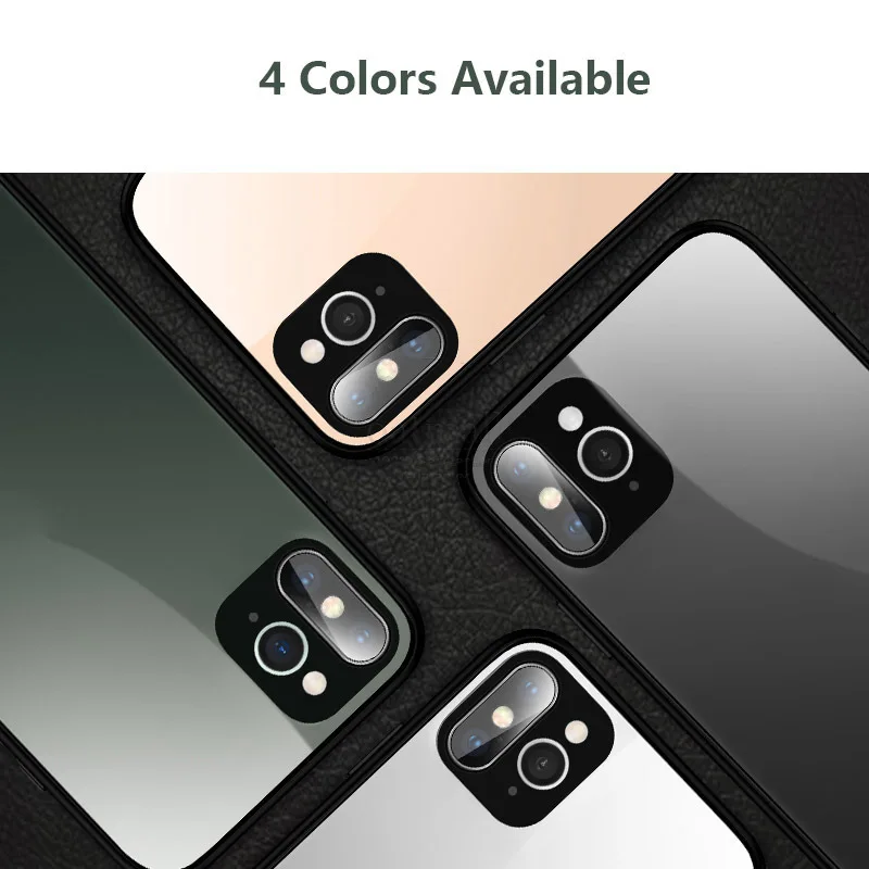 Задняя крышка из закаленного стекла для iPhone X Сменный Чехол на 11 Pro мягкий чехол