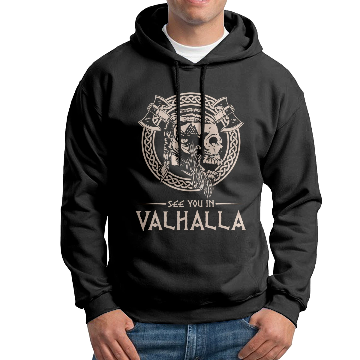

Толстовки мужские с надписью «See You In Valhalla Thor Ragnar Rising Wodan Vikings Odin», хлопковые толстовки с капюшоном для путешествий, женская рубашка