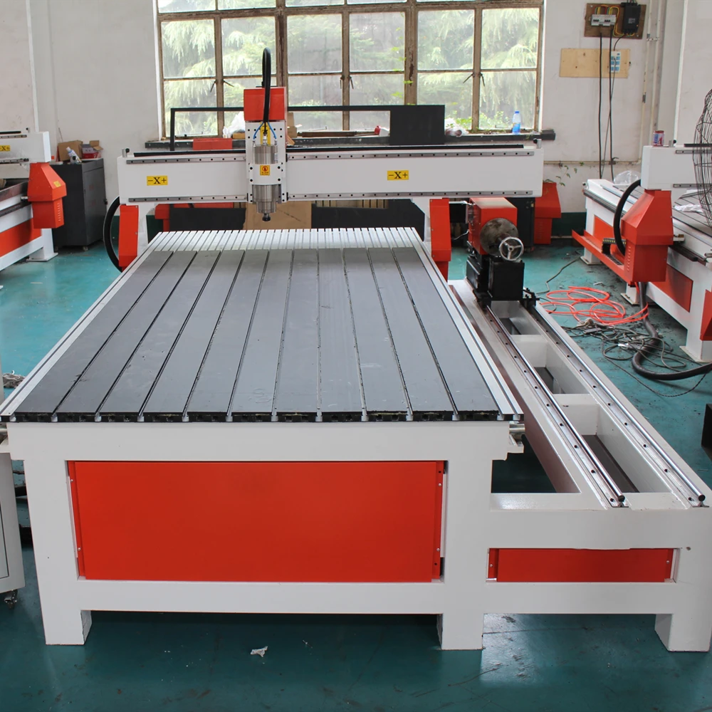 

ROBOTEC OEM RTM-1325 4 Axis CNC Router 5.5kw Water Cooled Spindle Wood Milling Machine Aluminum Cutting Machine 1325 Table Size