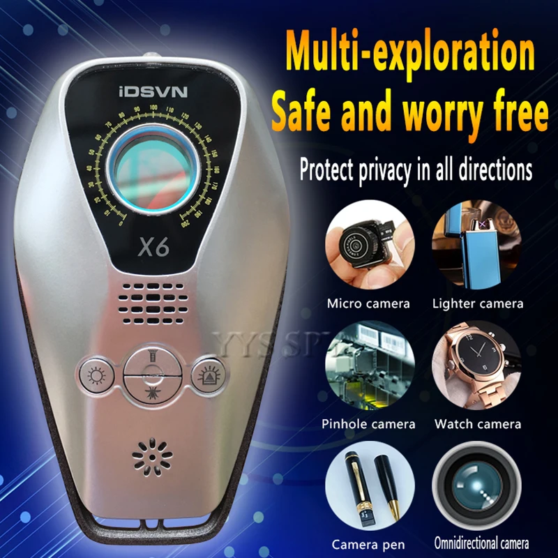 Мини ИК датчик движения Анти шпион Скрытая Камера Espia камера детектор с функцией