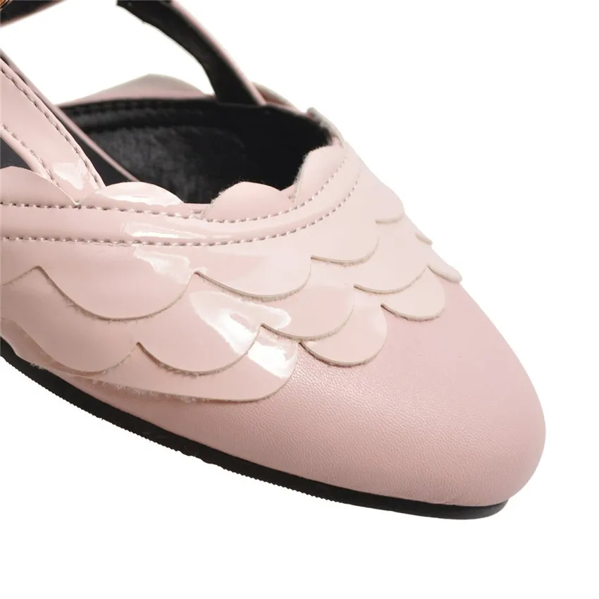 

Women Pumps Low Med Heel Slingbacks Shoes Woman Office Girl Shoes Low Heels Party Footwear Small Big Size 30 - 43