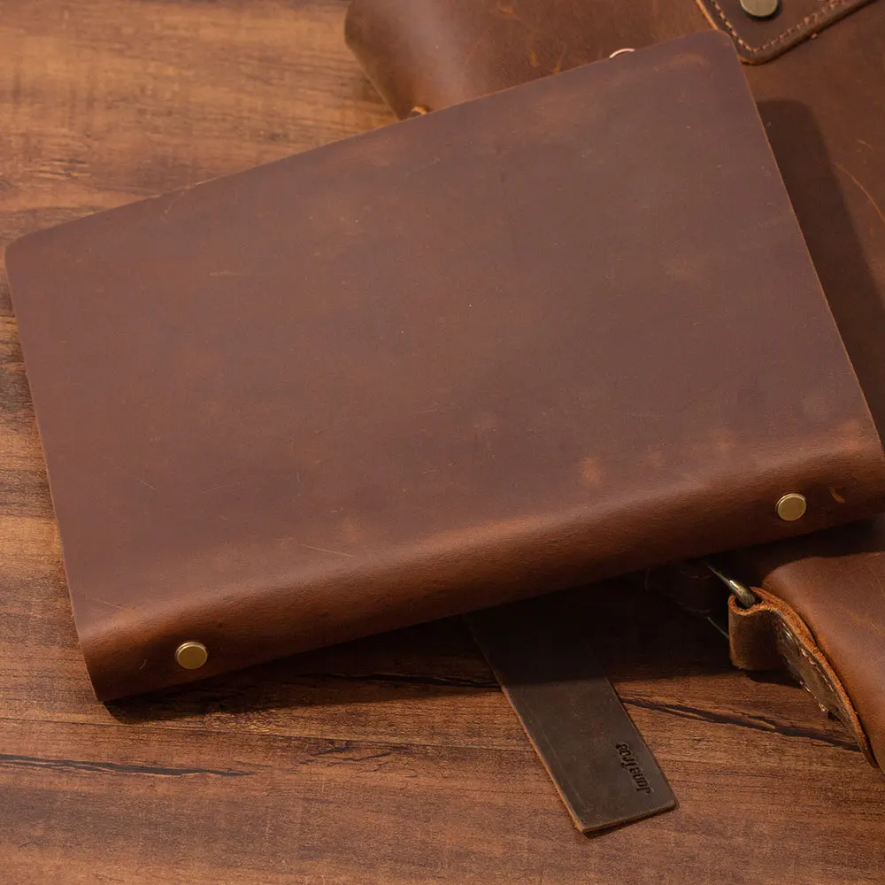 Особый подарок кольцо путешественник А5 блокнот дневник из кожи Крейзи воловья