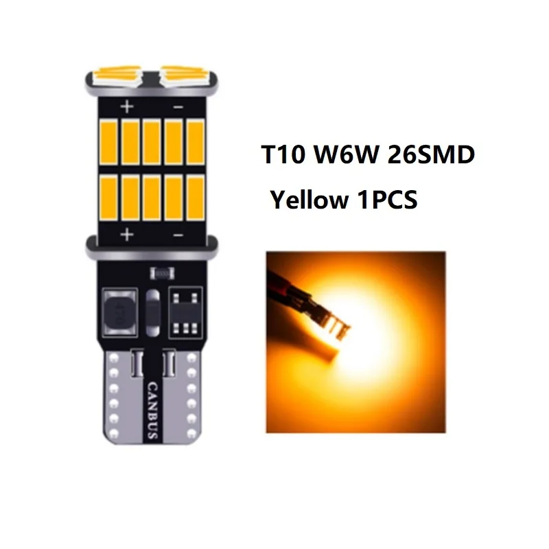 

1 Автомобильная сигнальная лампа T15 W16W светодиодный Лампа T10 W5W 4014, светодиодсветильник лампа s Canbus без ошибок, высокая мощность, белый, постоянный ток 12 В, задние парковочные лампы