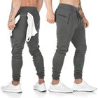 Новые Хлопковые Штаны для тренажерного зала, мужские быстросохнущие штаны для бега и бега, мужские спортивные штаны для бодибилдинга и тренировок, брюки для фитнеса, спортивная одежда