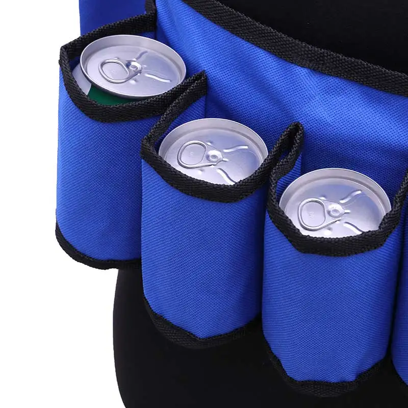 

Portable 6 Pack Beer Wine Bottle Beverage Soda Can Holster Drink Waist Bag Party Holder Belt NYZ Shop