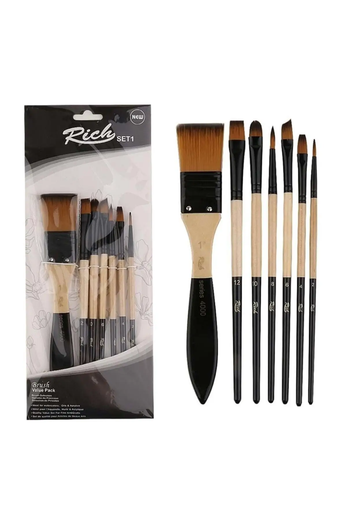 

Mixed Brush Set 7 Pieces