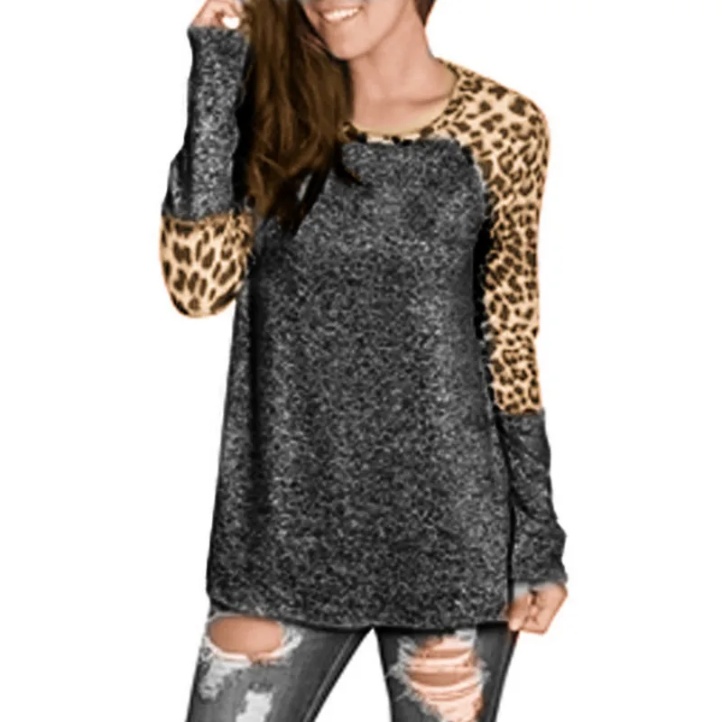 Женская футболка с вышивкой леопардовые винно красные хлопковые топы Новое