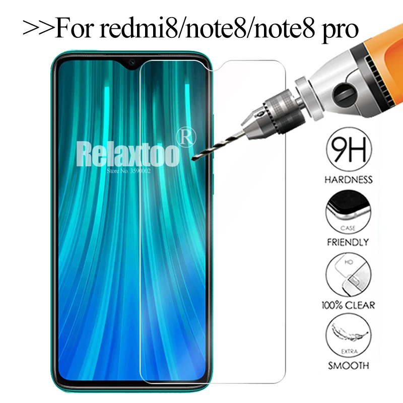 Защитное стекло для redmi note 8 pro закаленное xaomi xiomi redmi8 note8 8pro note8pro пленка | Мобильные