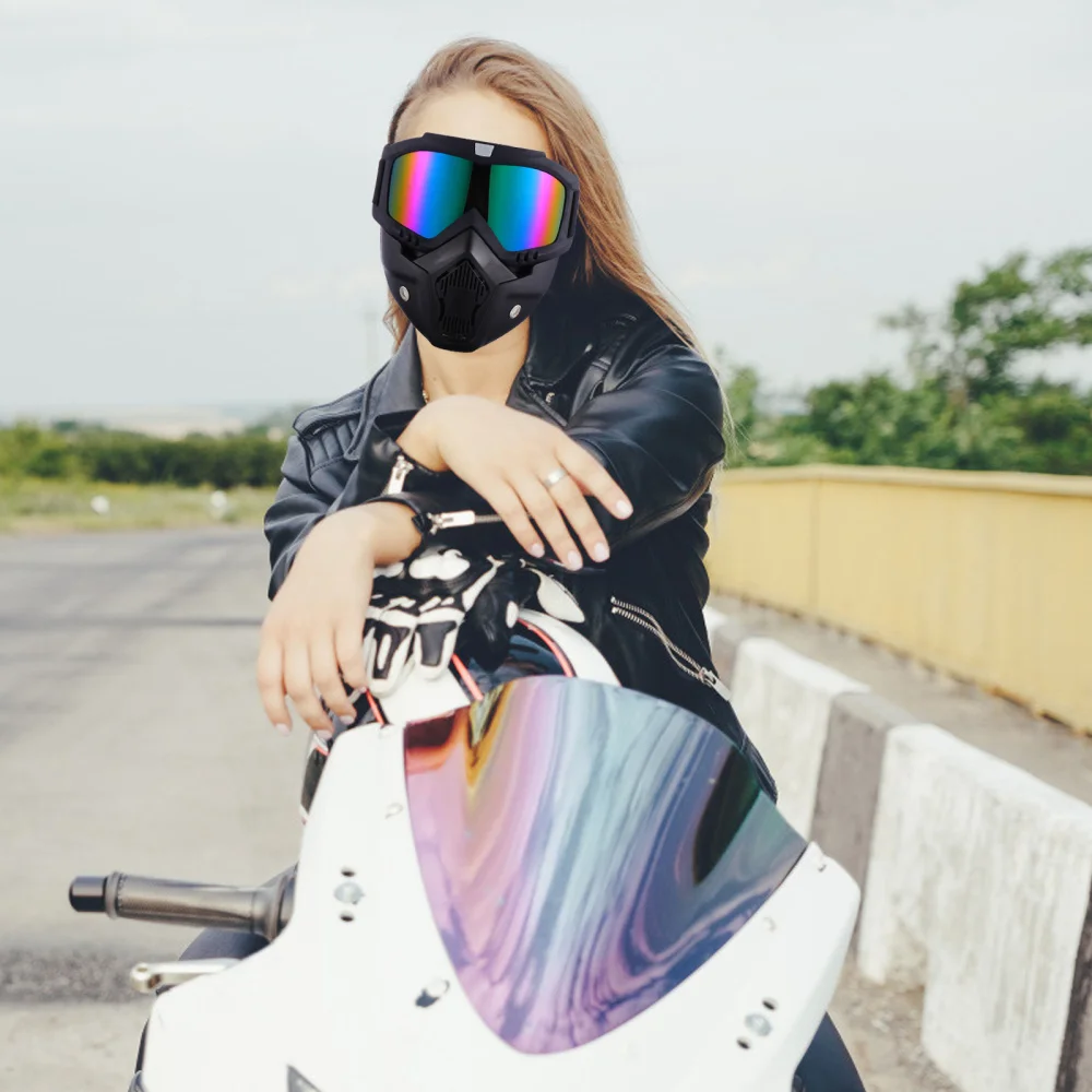 

Fashion Motorbike Goggles Helmet Riding Safety Helmet Motorcycle Helmet Visor