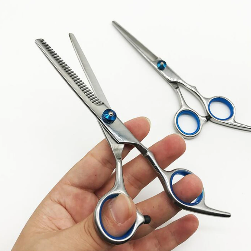 

10X HAIRDRESSING TRIMMING HAIRCUTTING SCISSORS KIT, THINNING SHEARS TEXTURIZING