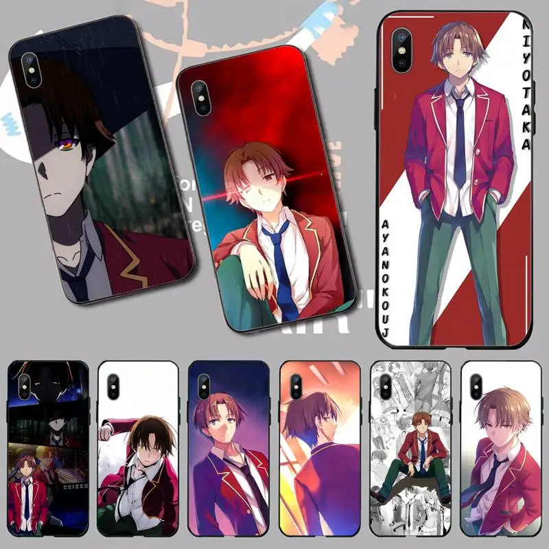 

classroom of the elite Kiyotaka Ayanokouji Phone Case For iphone 12 11 13 7 8 6 s plus x xs xr pro max mini
