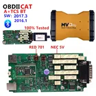 OBDIICAT 2017.R3 с Keygen новый VCI MVDiag плата + NEC Реле 2016,0 программного обеспечения obd2 Автомобили или грузовики MVD диагностический инструмент