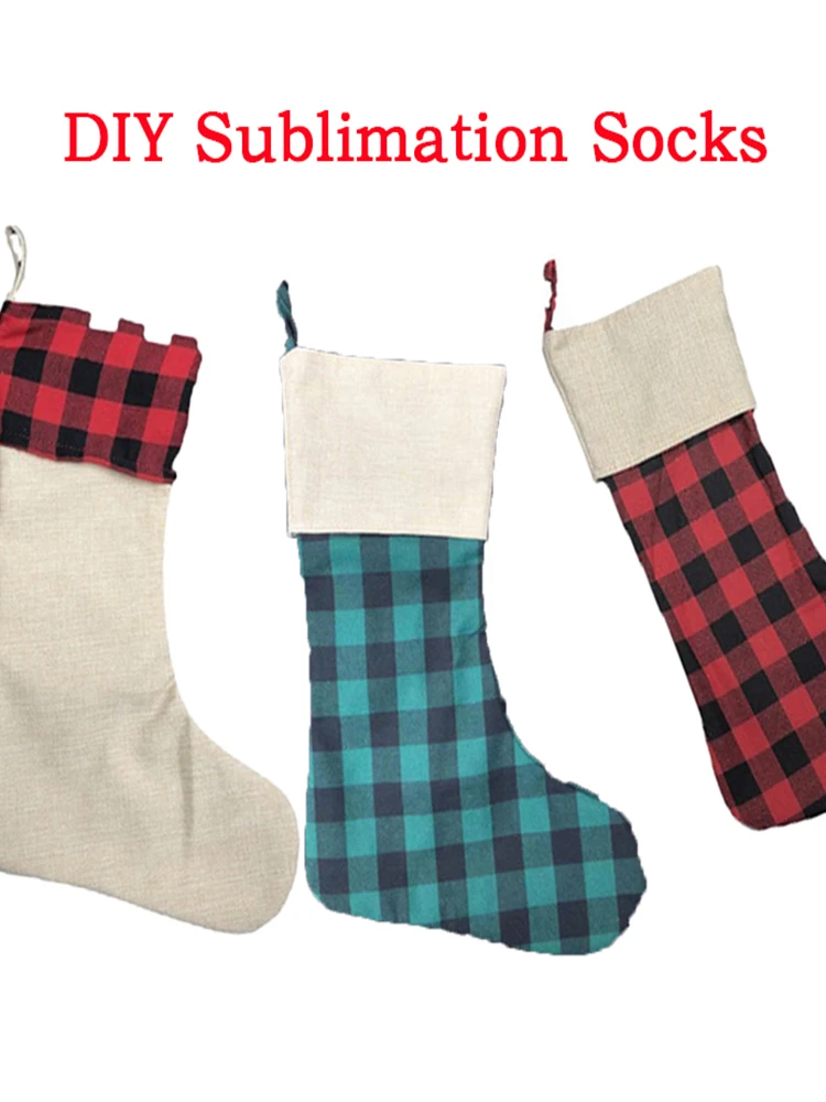 Cool Water Polo Santa Xmas Socks 2Pcs Set Christmas Stockings Decorations 