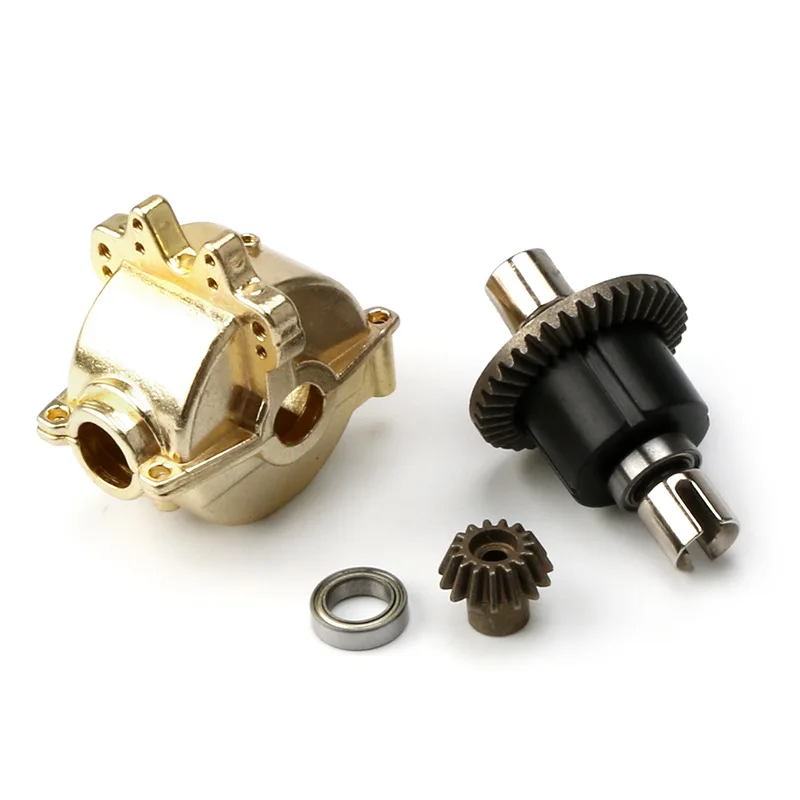 

RC Car Upgrade Part Aluminum Alloy Gear Box Shell with Metal Gear Differential A949-12 for WLtoys 1/18 Scale Models A949 A959 A9