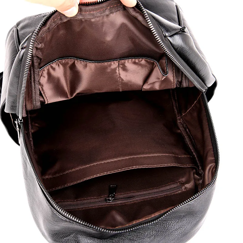 2020 новые женские роскошные рюкзаки из ПУ кожи Mochila Feminina простые на молнии Большие