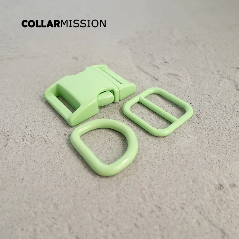 (Металлическая пряжка + Регулируемая D кольцо/набор) 20 мм и 25 DIY cat dog аксессуары для