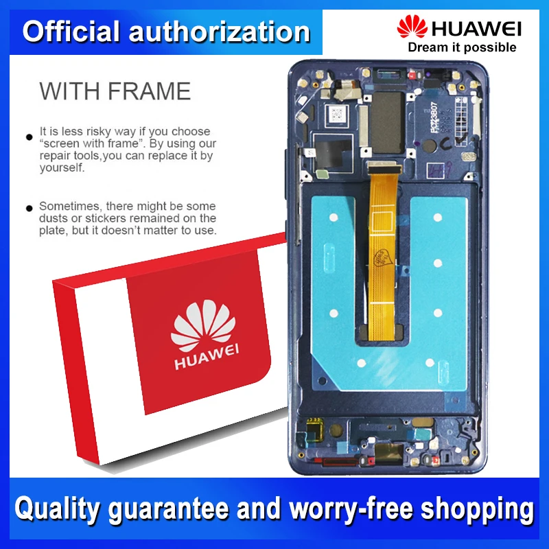 6,0 ''дисплей с рамкой Замена для huawei mate 10 Pro lcd кодирующий преобразователь сенсорного экрана в сборе BLA-L09 BLA-L29