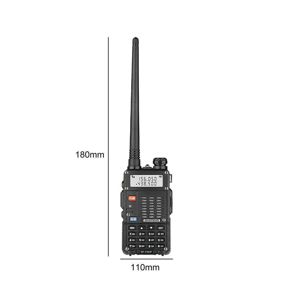 

For Baofeng BF-F8HP Walkie-talkie Handheld Two-way Walkie-talkie Radio Detection 8W 10KM 128CH Portable FM Walkie-talkie