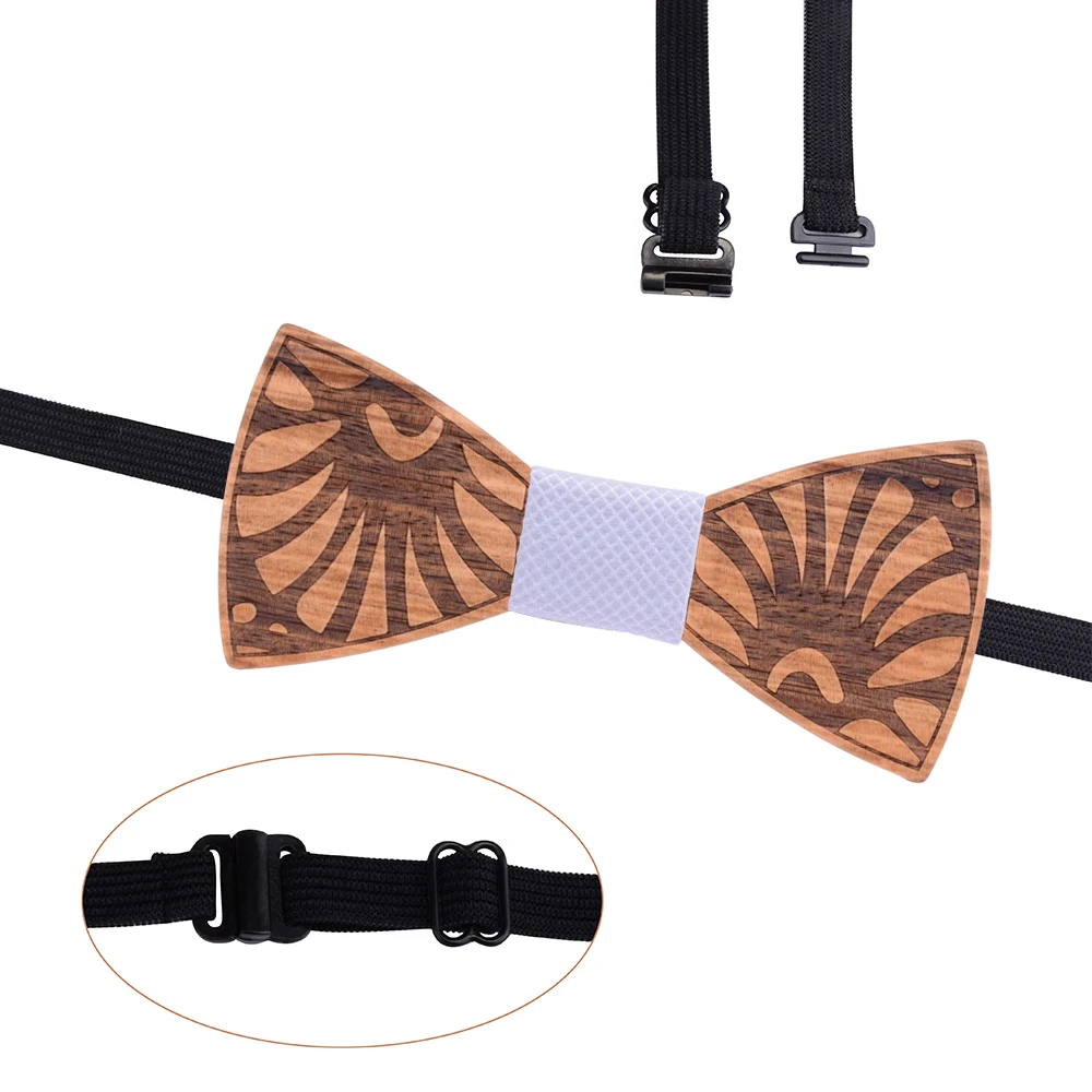 Натуральный 100% деревянный галстук бабочка костюм мужской карманный квадратный