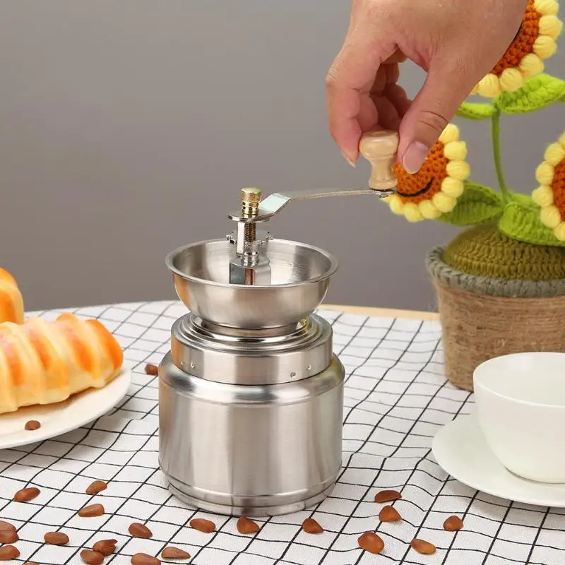 Ручная кофемолка из нержавеющей стали измельчитель для зерен перца специй