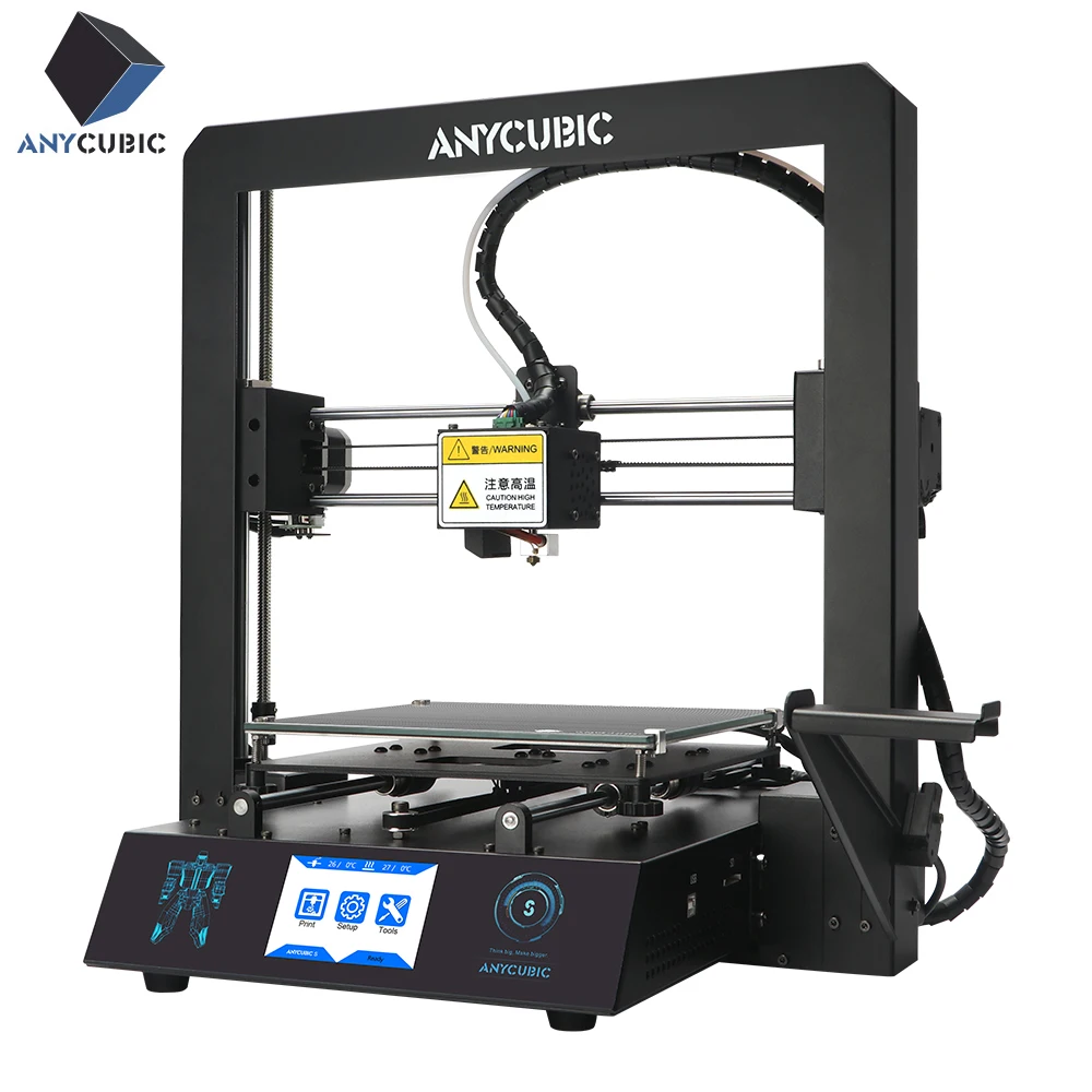 ANYCUBIC Mega-S 3d Принтер Комплект PLA обновление I3 Мега огромный объем сборки стойка жесткая металлическая рамка настольный 3d принтер impresora 3d