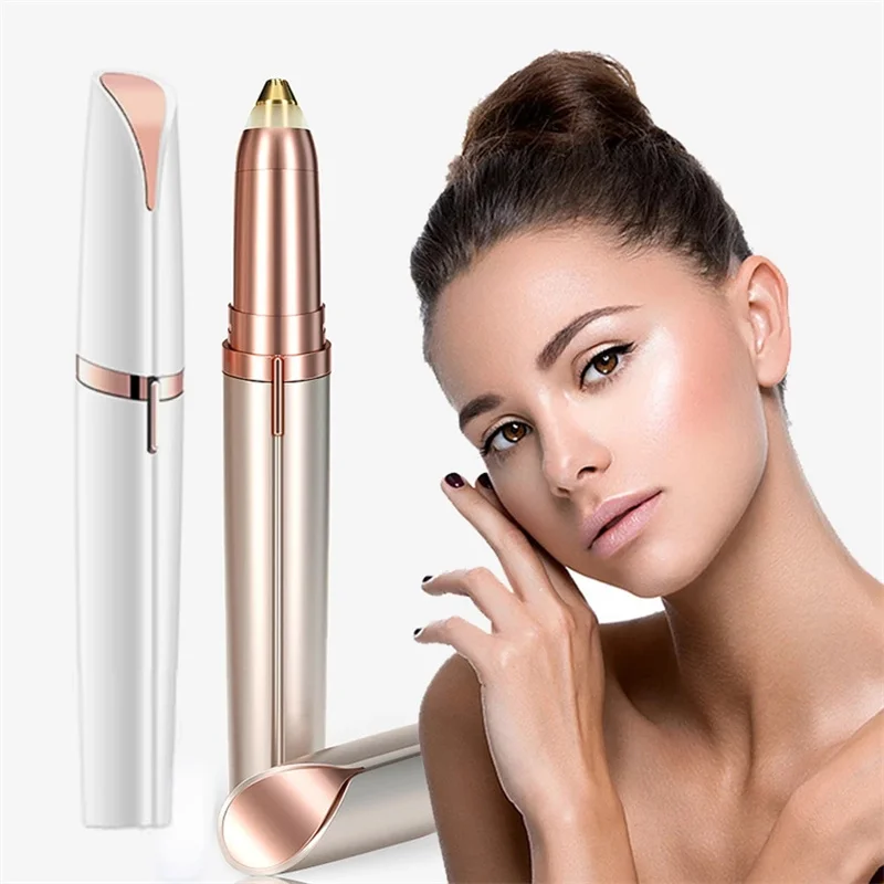 

Great Offer Multifunction Electric Eyebrow Hair Remover Pencil Shaver Painless Epilator Trimmer