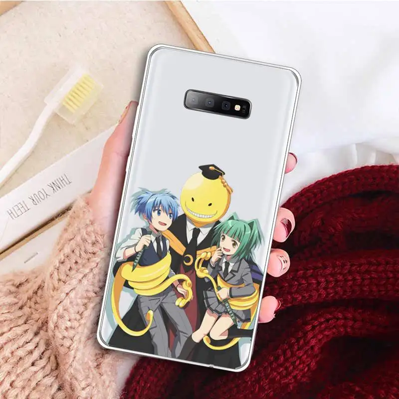 

Assassination Classroom Phone Case Clear Transparent for samsung A 21s 50 71 S 8 9 20 note 10 20 plus ultra
