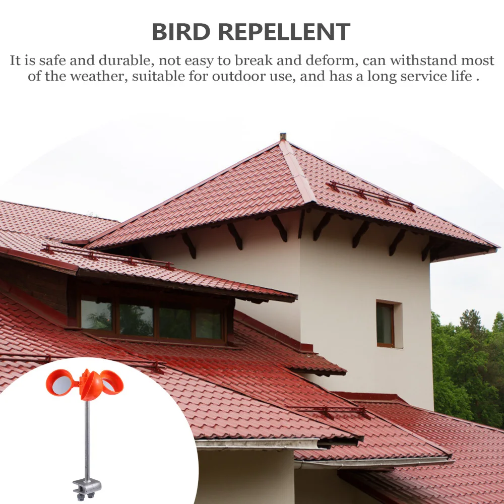 

Reflective Mirror Pinwheel Bird Repellent Deterrent Scare Repeller Device