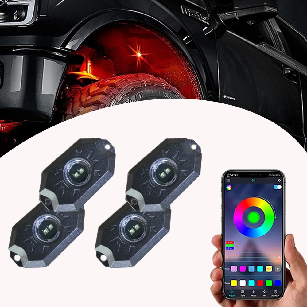 

RGB-подсветка светодиодная неоновая с Bluetooth, 4 режима работы