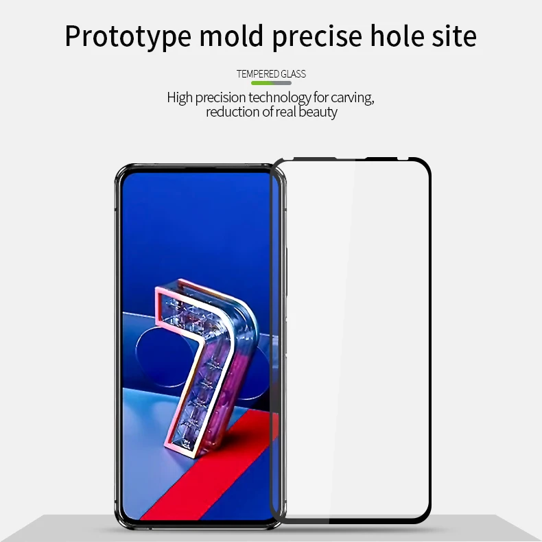 Пленка для ASUS Zenfone 7 ZS670KS закаленное стекло Защита экрана полное покрытие