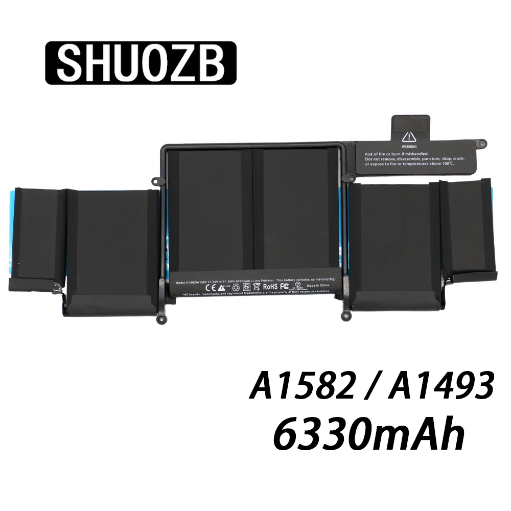 Аккумулятор для ноутбука A1493 A1582 Apple Macbook Pro 13 дюймов Retina A1502 ME864 ME866LL/A 020 8148 2013 Mid 2014 11