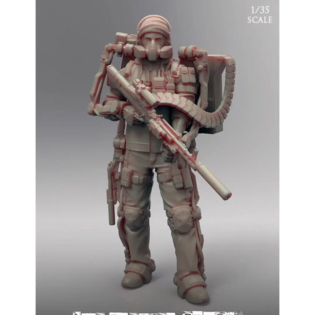 

1/35 фигурка модели из смолы GK, несобранный и Неокрашенный комплект